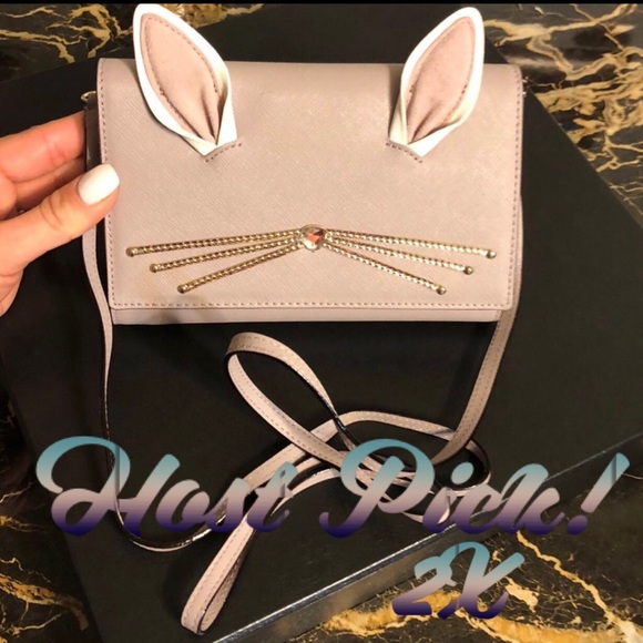 2XHP!!🐰NWT! Rabbit Winnie Kate Spade Clutch - Picture 2 of 8